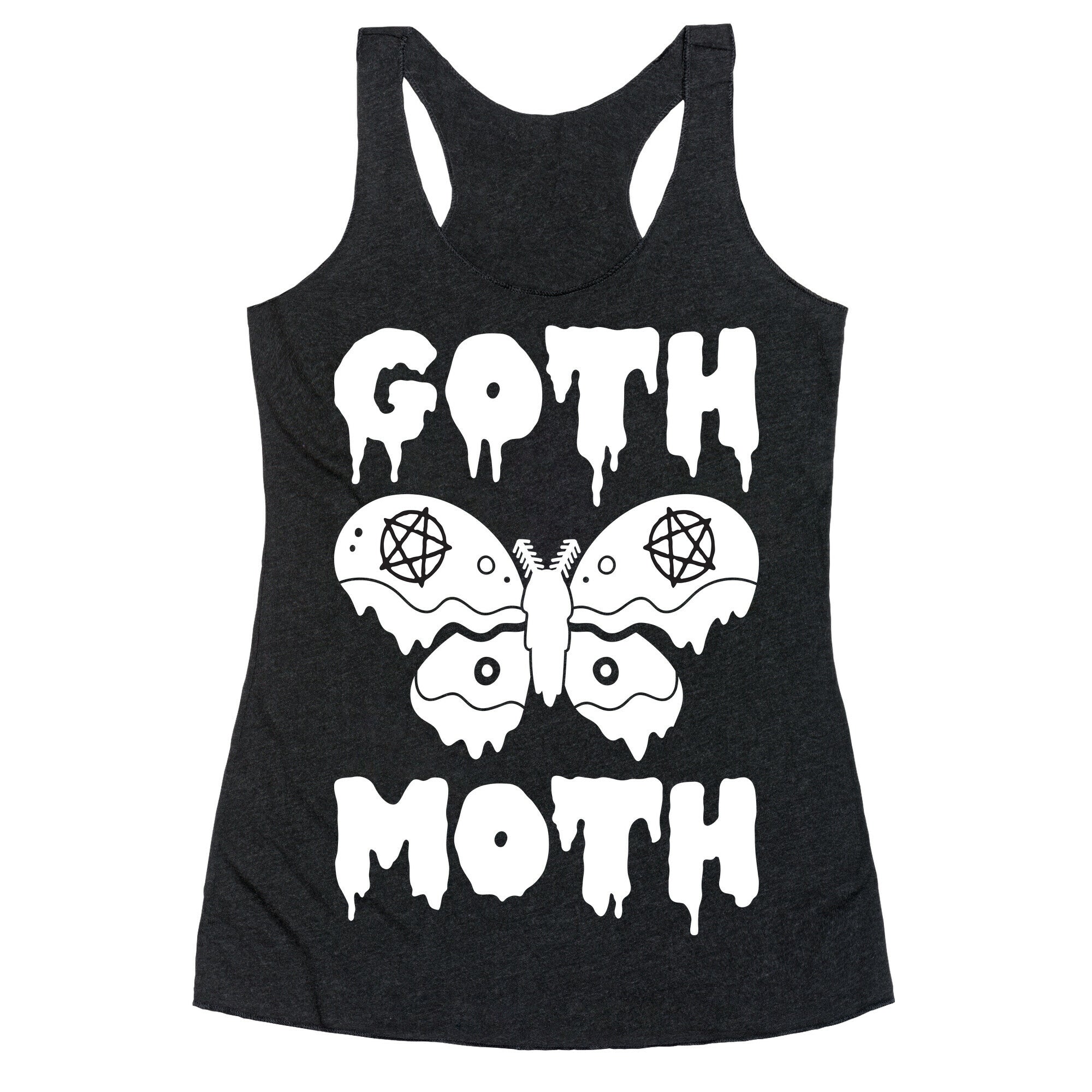 Goth Moth Racerback Tank